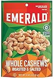 Emerald Whole Cashews, Roasted and Salted, 5 Ounce