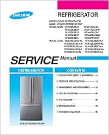 RF261B*/RF260B*/RF26H* FRENCH DOOR REFRIGERATOR SERVICE MANUAL: SAMSUNG