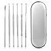 INLIFE 6pcs Ear Pick Curette Earwax Removal Kit Medical Grade Stainless Steel Ear Cleaning Tool with Storage Box