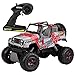 Kid Galaxy 10318 RTR 1/10 Scale 2.4 Ghz/20V Rechargeable Rock Crawler All Terrain Off-Road Remote Control Car, 21 x 11 x 11, Red