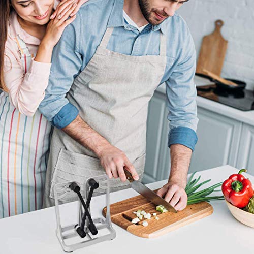 Knife Sharpener, Sharpens, Hones, Polishes Beveled Blades, Standard Blades, Chef\'s Knives - Safe, Easy to Use Kitchen Tools