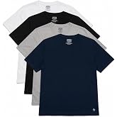 Original Penguin Men's Crew Neck T-Shirts Pack, Cotton Undershirts, Soft Breathable Fabric with Natural Stretch Everyday Fit