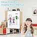 Magnetic Dry Erase Board, 36 x 24 Dry Erase Board with Stand, Adjustable Height, Smooth & Durable Surface, Lightweight & Portable Tripod Whiteboard, Versatile Dry Erase Stand White Board