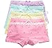 Girls Briefs Panties with Lace Decoration 4-pack Underwear Set M