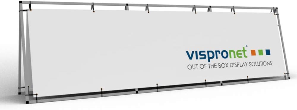 Amazon Com Vispronet 3 X 10 5 Outdoor Horizontal Banner A Frame