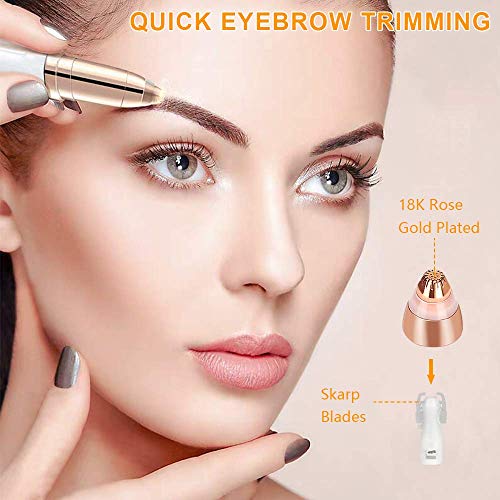 MXiiXM Eyebrow Hair Remover Replacement Heads for Women Painless