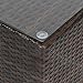 Best Choice Products Wicker Rattan Side Table Outdoor Patio Furniture Garden Deck Pool