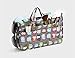 Cosmetic Bag for Women Cute Printing 14 Pockets Expandable Makeup Organizer Purse with Handles (Peony)