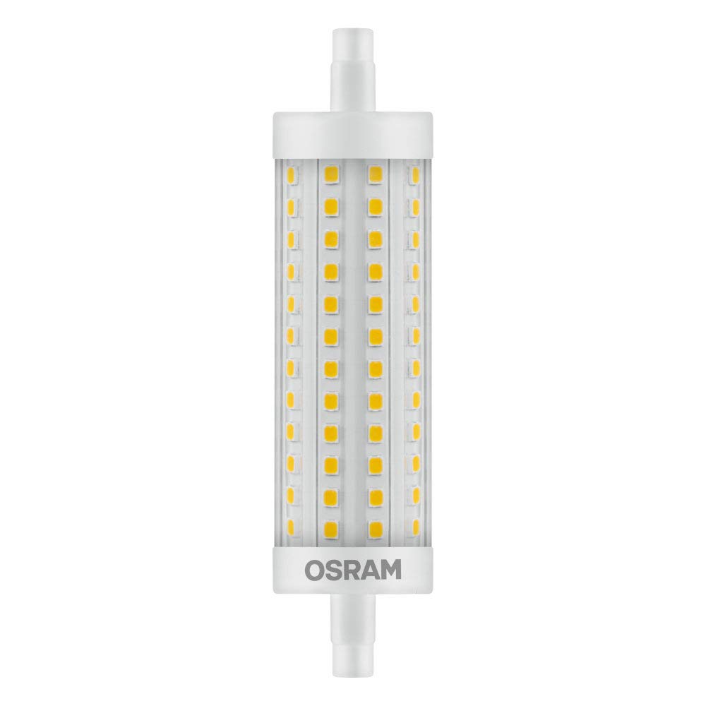 OSRAM Pack of 10 x LED LINE R7S | LED Tube: R7s, 12.50W = Replacement for 100W | Warm White, 2700 K