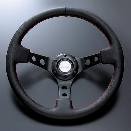 Amazon Co Jp D1spec D1スペック ステアリング Deep70 33パイ レッド アルミシルバーホーンボタン ホーンリング ブラックビス付属 車 バイク
