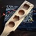 ABOGALE 4 Flower Environmental Wooden Muffin And Mooncake Cups Handmade Soap Molds Biscuit Chocolate Ice Cake