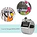 MEZOOM 4 Pack Hand Tally Counters 4 Digit Display Metal Mechanical Clicker Lap Counter with Lanyard and Finger Ring for Sport Stadium Coach Referees School Event