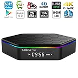 HONGYU T95Z PLUS Android TV BOX, Android 6.0 TV Box with Amlogic S912 Octa core 2GB DDR3 16GB EMMC Support 2.4G/5G Dual Wifi 1000M LAN Bluetooth 4.0 4K 3D OTT TV Media Player