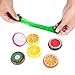 ESSENSON 28 0 Magic Crystal Slime Putty Toy Soft Rubber Fruit Slime for Kids, Students, Birthday, Party - 6 Pack with 2 Straws