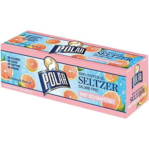 Polar Ruby Red Grapefruit Seltzer 12 oz Cans Pack of 24 Pricepulse