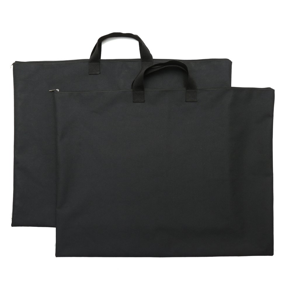 Augbunny 600D Portfolio Waterproof with Handle and Zipper for Student and Artist 2-Pack
