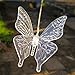 Yeyo Butterfly Color Changing Solar Light Wind Chimes LED Multi-Color Solar Mobiles Wind Spinner Night Light
