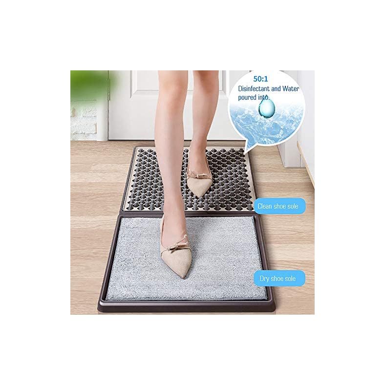 SANIMAT Disinfecting Floor mat, Sanitizing Shoes Mat for Floor