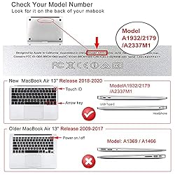 iCasso for MacBook Air 13 Inch Case 2018-2020