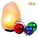 Salt Lamp by HSS Himalayan Salt Lamp Himalayan Pink Salt Lamp Salt Lamp Cord With Dimmer Switch 6 - 7 lbs, 7 - 8 Inches, Shinny Wooden Base, 1 Bulb, 6 Feet Long UL Approved Cord