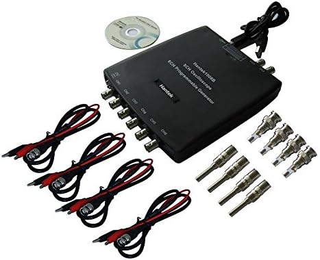 Hantek 1008C 8CH USB Automotive Diagnostic Oscilloscope, DAQ Programmable Generator, 2.4MSa/s, 12bits, DAQ Card Function
