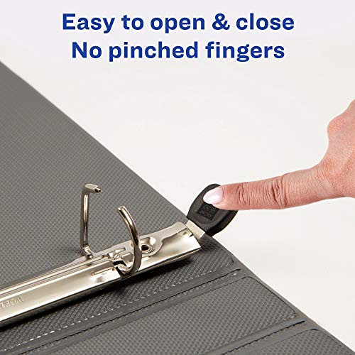 Avery Ultralast Binders, 1" One Touch Slant Ring, Assorted (2 Black, 2