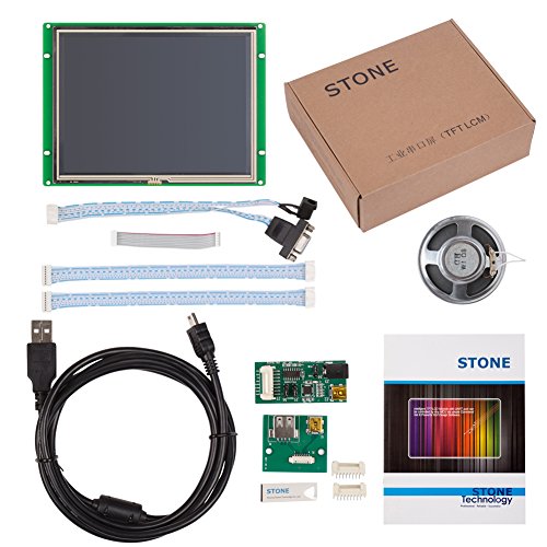 8 inches TFT Stone Brand Touch Screen STVC080WT-01 with CPU and UART All Technical Date in U Disk for Mechanial Use - Thumbnail 5