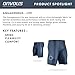 Onvous Men's AquaGenesis-Lite Swim Jammer | Racing & Training Swimsuit | Fast, Flexible, Comfortable | Sizes: 28-38