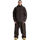 GSOU SNOW Women Ski Jacket and Pants Set Men Snowboard Jacket Baggy Snow Suit Waterproof Windproof Insulation Ski suit