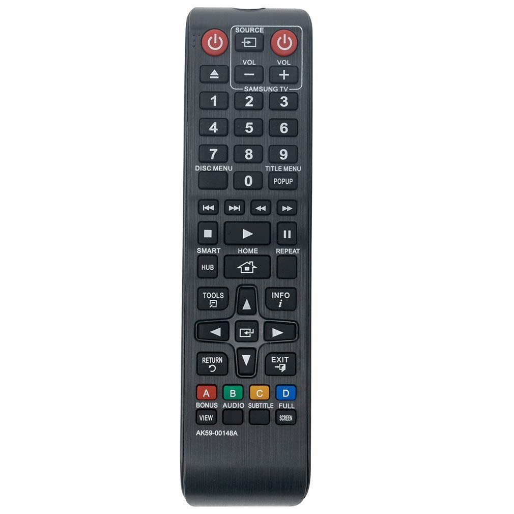 VINABTY AK59-00148A Replacement Remote Control for Samsung Blu-ray Home Cinema System BD-E5500 BDES6000 BD-E5900 BD-E6100 BD-ES6000 BD-E5300 BD-ES6000E BD-ES7000