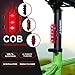 Outair USB Rechargeable Bike Light Front and Rear Bicycle Light Set Scooter Light 5 SMD LEDs 4 Modes Head Back Cycling Flashing Safety Warning Lamp (Red&Red)