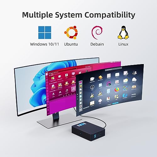 MeLE Fanless Mini PC QuieterHD3 Celeron N5105 16GB 512GB Windows 11 Pro Micro Computer Small Desktop Servers with Gigabit Ethernet WiFi 6 PXE Dual HDMI 4K Unlock BIOS on Industrial Webcast Office