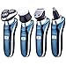 Hatteker 4 in 1 Electric Razor for Men Rotary Shavers Electric Shaver Waterproof Facial Brush Precision Trimmer Nose Trimmer CordlessUSB Rechargeable Birthday Gifts Anniversary Gifts Fathers Day Gift