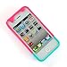 UIYTRAESTING MC0109 Cell Phone Case for Phone 4 & 4s - Non-Retail Packaging - Pink