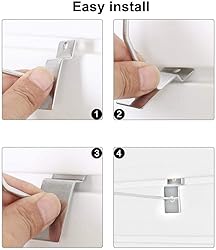 uyoyous 100 PCS Slatwall Hooks 12 Inch Heavy Duty