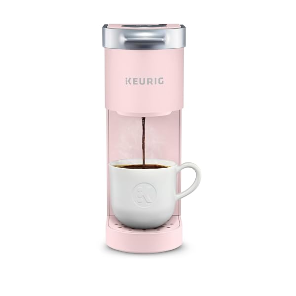 KEURIG K-MINI SINGLE SERVE K-CUP POD COFFEE MAKER, 6 TO 12OZ BREW SIZE, WITH CORD STORAGE, PERFECT FOR SMALL SPACES, DUSTY ROSE