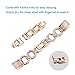 bayite Metal Bands Compatible with Fitbit Alta and Alta HR, Set with Rhinestone, Rose Gold