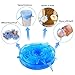 6 Packs Silicone Stretch Lids, SiFREE Various Sizes Silicone Bowl Covers Reusable with 1 Free Gift Potholder for Keeping Food Fresh, Dishwasher and Freezer Safe