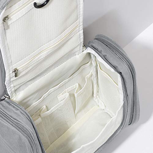 Hanging Toiletry Bag, Large Travel Cosmetic Makeup Travel Organizer for Men&Women with Sturdy Hook-Trip Essentials