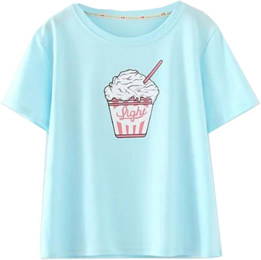 GIGA Women's Summer Harajuku Fashion Kawaii T Shirt