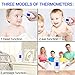 ANKOVO Medical Digital Forehead and Ear Thermometer with Fever Health Alert Clinical Monitoring System for Baby Child and Adult CE and FDA Approved