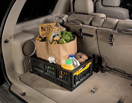Stack-On FCB-2316 Collapsible Stackable Folding Crate, Black