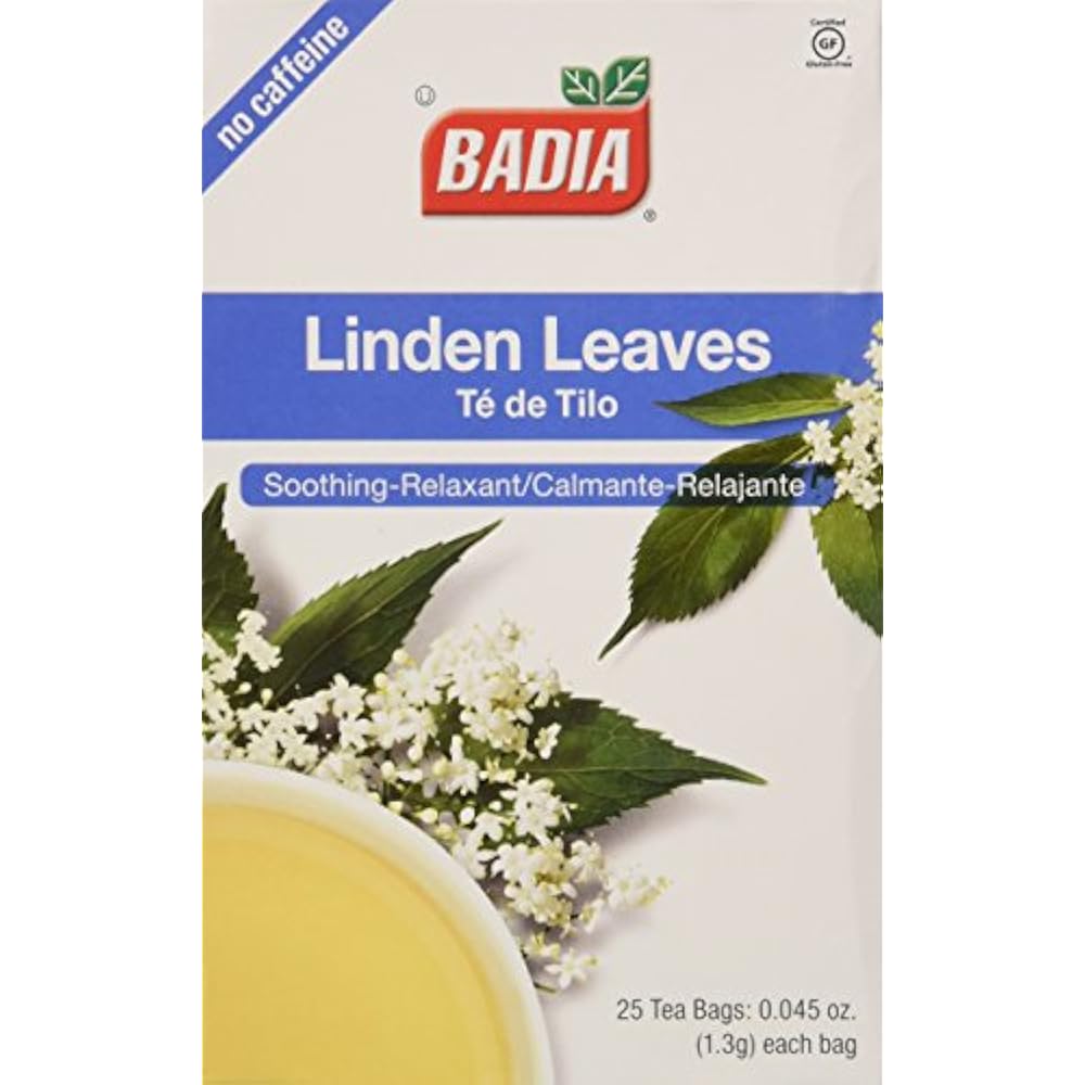 Badia Linden Leaves 2 Pack 50 Bags Te De Tilo Tea Food Beverages Home