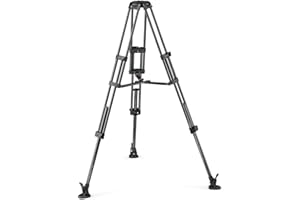 Manfrotto Carbon Fiber Twin Leg Video Tripod Legs with Mid-Level Spreader (100/75mm Bowl)