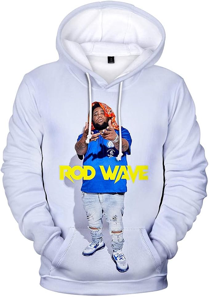 Rod Wave 3D Hoodies Pullover Kostüm Mode Hip Hop Männer Frauen Hoodie