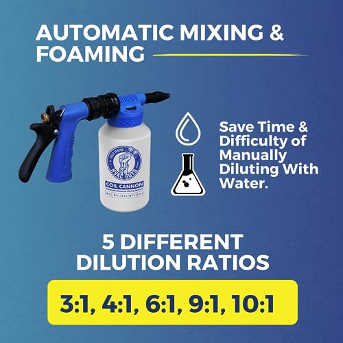 HVAC Guys Coil Cannon Mixing Sprayer for Air Conditioner and