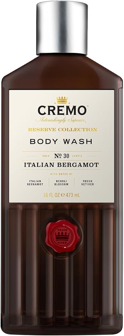 Cremo Reserve Collection Body Wash Italian Bergamot 473 ml Men Shower Gel