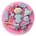 Yunko Baking Molds 3d BOY Baby Toy Baby Shower Theme Silicone Mold Fondant Molds Sugar Craft Tools Chocolate Mould for Cakes,fondant and Cake Mold