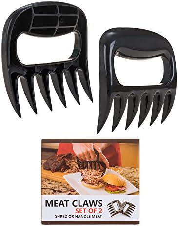 GEMAG Meat Claws, BBQ Meat Forks - Claw Handler Set for Pulling Brisket from Grill Smoker - Pulled Pork Shredder Claws - BPA Free Barbecue Paws