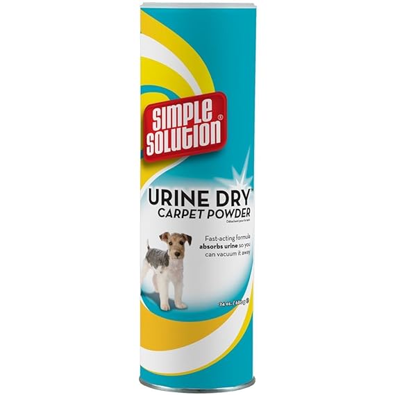 Simple Solution Urine Dry Carpet Powder Absorbs Dog Cat Urine Vacuum